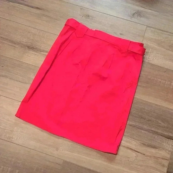 Grace Dane Lewis office casual red skirt - Picture 3 of 6